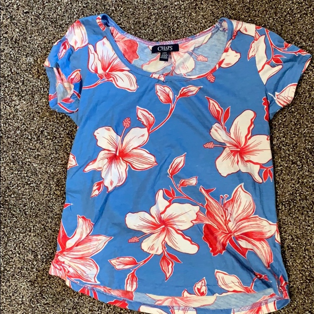 Blue Flower Tee